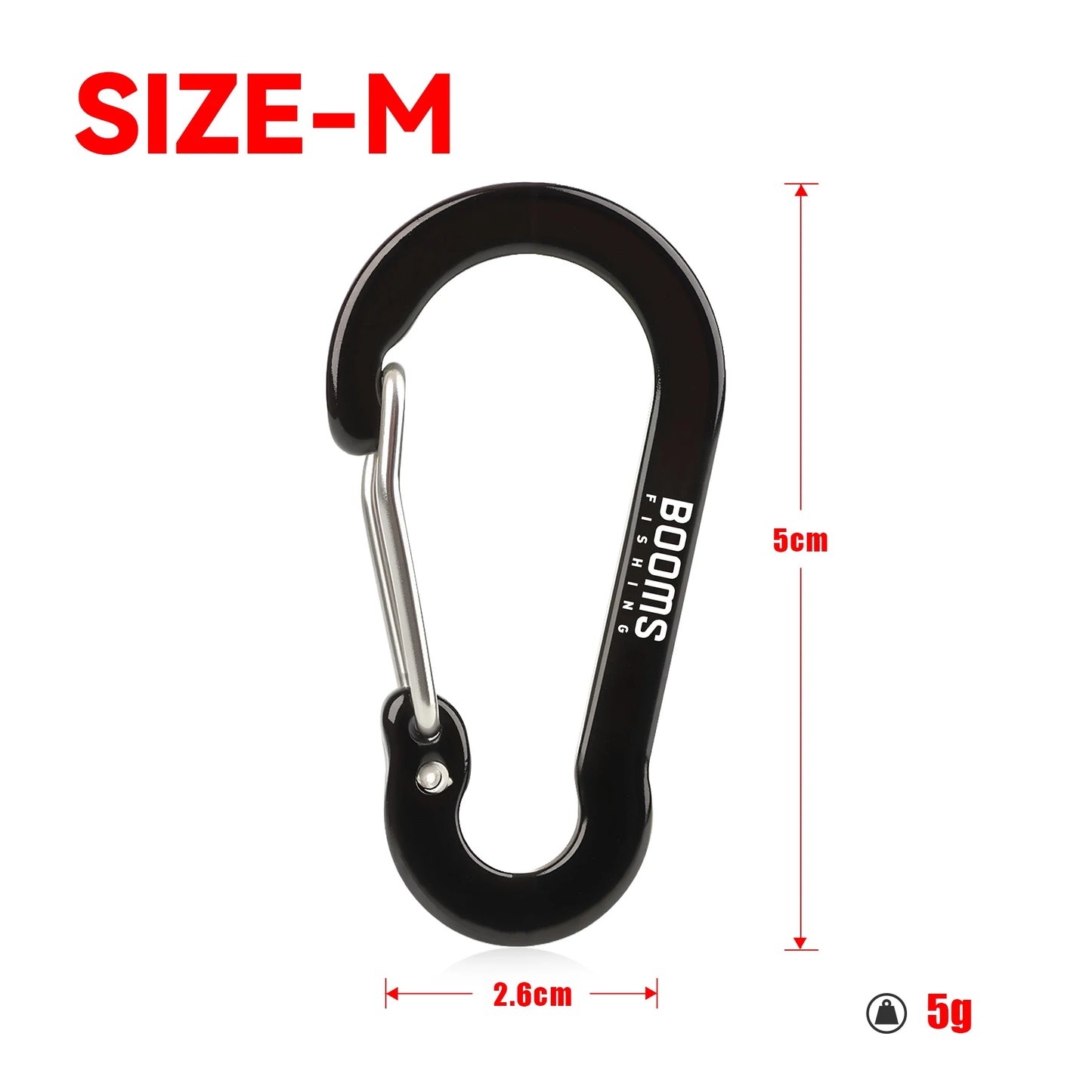 Fishing Multi Tool 10Pcs 4/5/7cm D-ring Aluminum Aalloy Carabiner Clip Outdoor Travel Hook Buckle Karabiner Camp Equipment