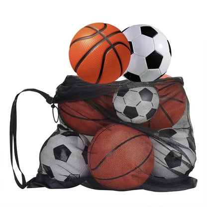 Extra Large Drawstring Mesh Bag, Durable Net Storage Bag, for Toys, Balls & Sports Equipment