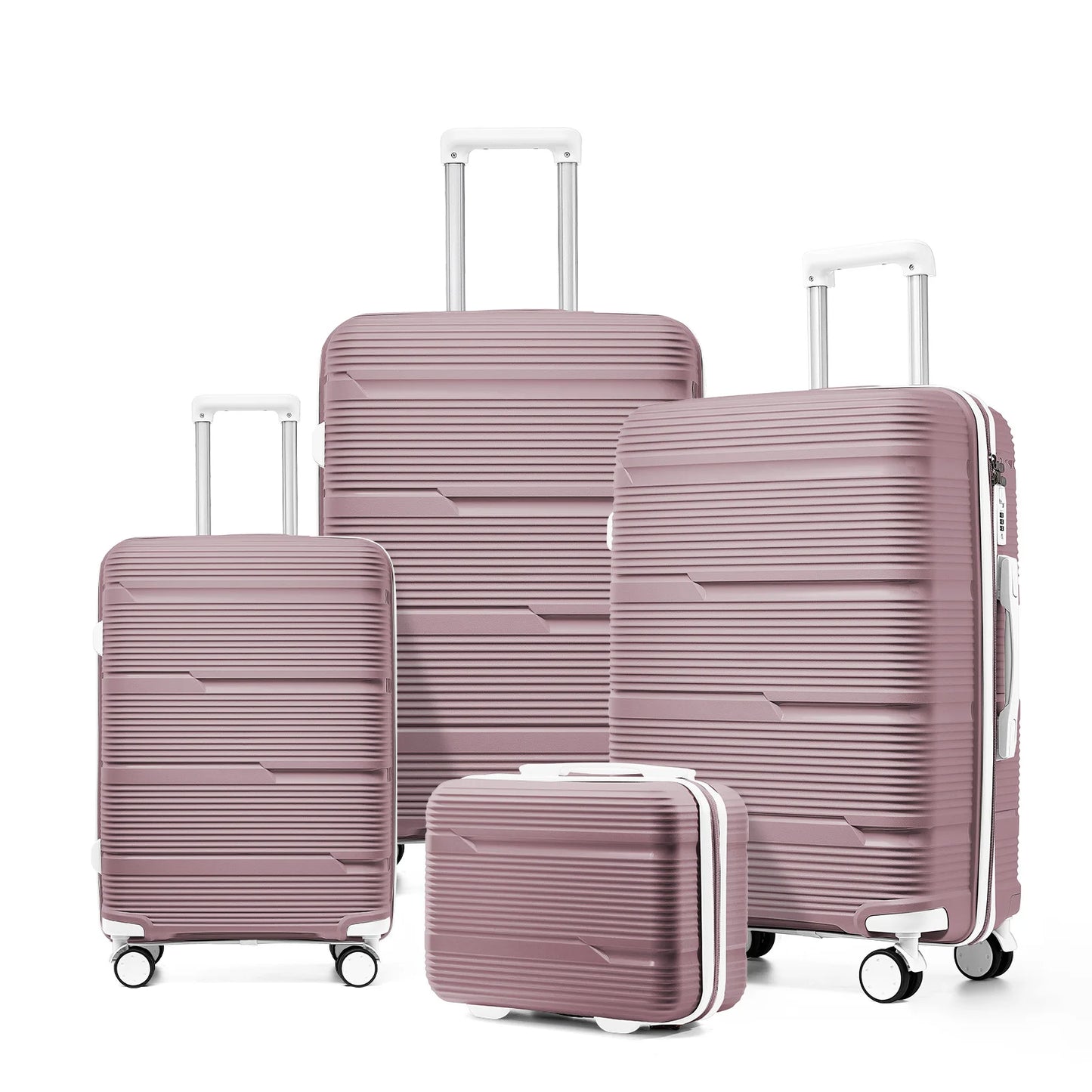 4pcs Travel Suitcase New Durable Luggage Sets Rolling Luggage TSA Lock Carry On Luggage Boarding Trolley Case 13 20 24 28 inch