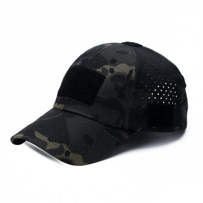 1/2pcs New Men Camouflage Baseball Cap Breathable Sunscreen Hat Outdoor Sports Hunting Hiking Camping Beach Fishing Sun Hat