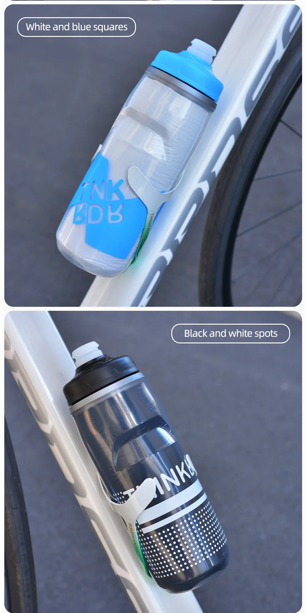 Insulated Cycling Water Bottle 620ml/21oz MTB Ultralight Sports Bottle