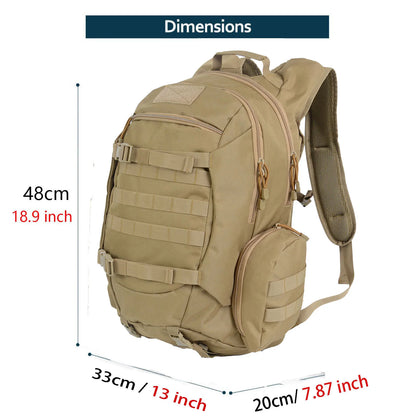 45L Waterproof Fishing Hunting Backpack Outdoor Rucksacks Tactical Sports Camping Hiking Trekking Bags