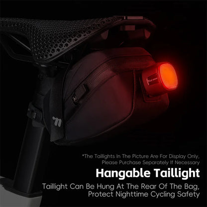 Bicycle Saddle Bag Lightweight Portable Bike Bag 0.8L Multi-Function Storage Pouch Tail Bag Cycling Accessories