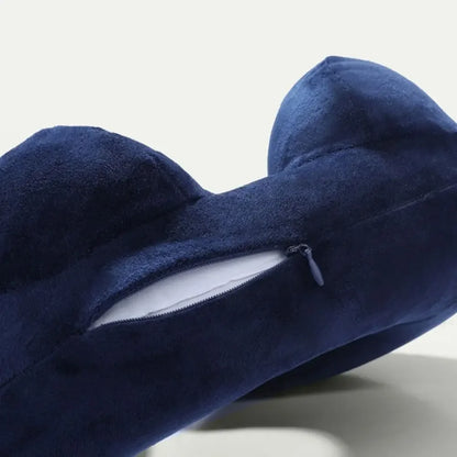 U-Shaped Comfortable Self-inflating Air Pillow Neck Support Inflatable Airplane Travel Neck Pillow Inflatable Sleeping Pillow