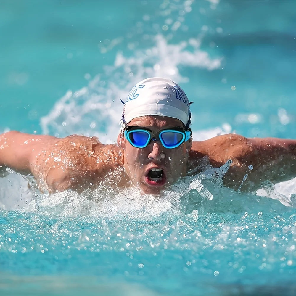 Swimming Goggles Fog-Free, UV Protected, Adjustable Size, for Men & Women