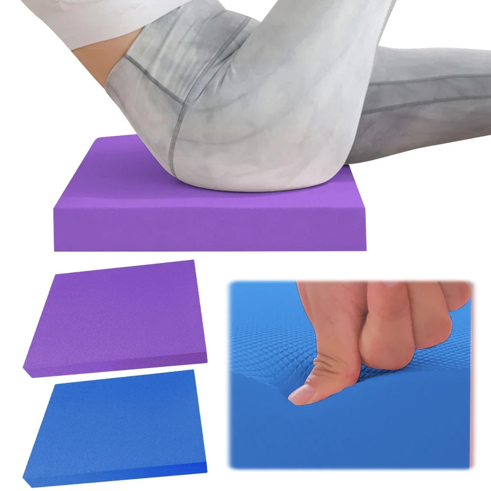 Non-Slip Exercise Balance Pad, Thickened Foam Cushion Mat for Yoga, Pilates, Stretching