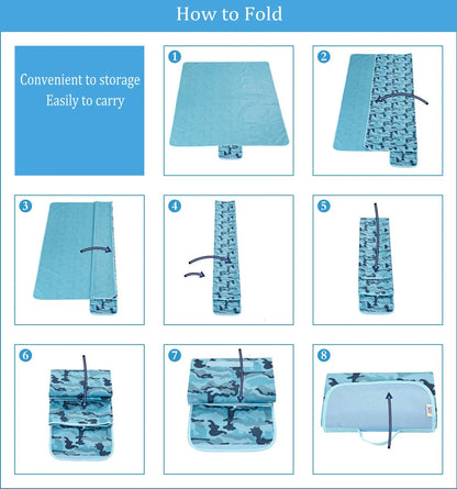 Outdoor Foldable Beach, Picnic & Camping Mat, Size: 145x180 / 145x200 / 195x200cm