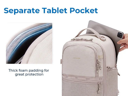 BAGSMART Camera Backpack for Photographers DSLR SLR Camera Backpacks Waterproof Backpack Fit up to 12.9" iPad with Tripod Holder