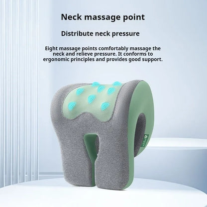 Office Chair Headrest Pillow Head Neck Shoulder Support Cushion Ergonomic Neck Pain Relief Memory Foam Travel Sleeping Pillow