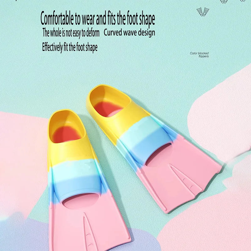 Professional Scuba Diving Silicone Fins, Snorkeling Flippers