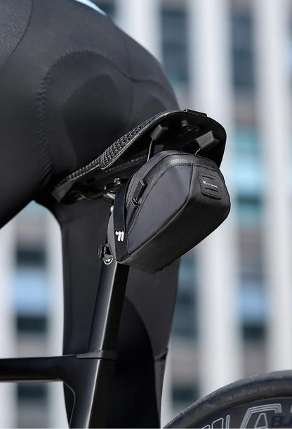 Bicycle Saddle Bag Lightweight Portable Bike Bag 0.8L Multi-Function Storage Pouch Tail Bag Cycling Accessories