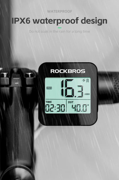Speedometer Road Bike MTB IPX6 Waterproof Wireless Stopwatch Cycling Odometer, Bicycle Accessories