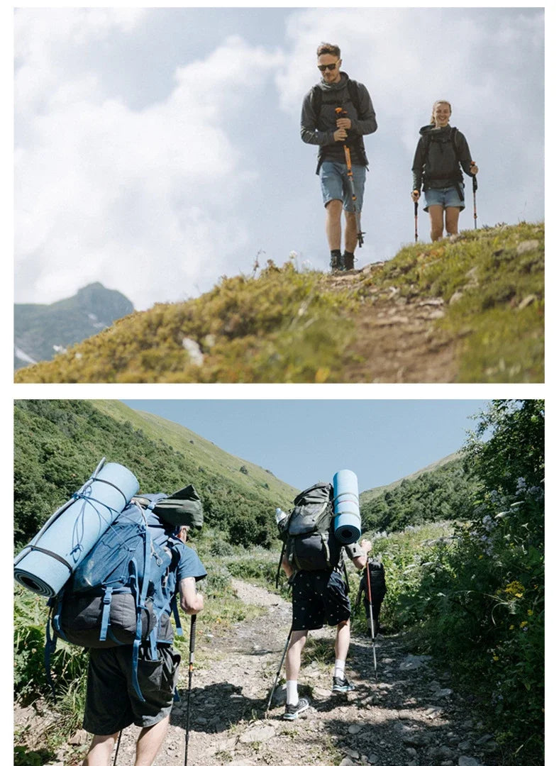 2PCS Trekking Poles, Telescopic Aluminum Alloy Walking Sticks, for Hiking