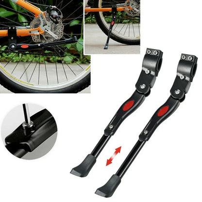 Adjustable Bicycle Kickstand, Parking Rack Bicycle Side Support 22 24 26 Inch