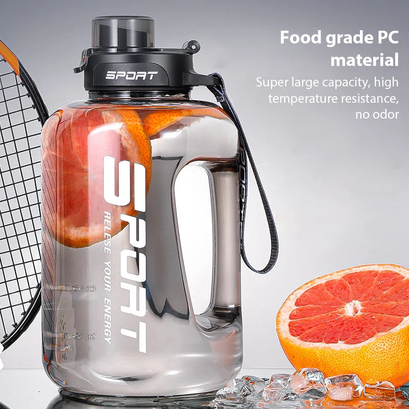 1.2L/1.7L/2.5L Large-Capacity Sports Water Bottle