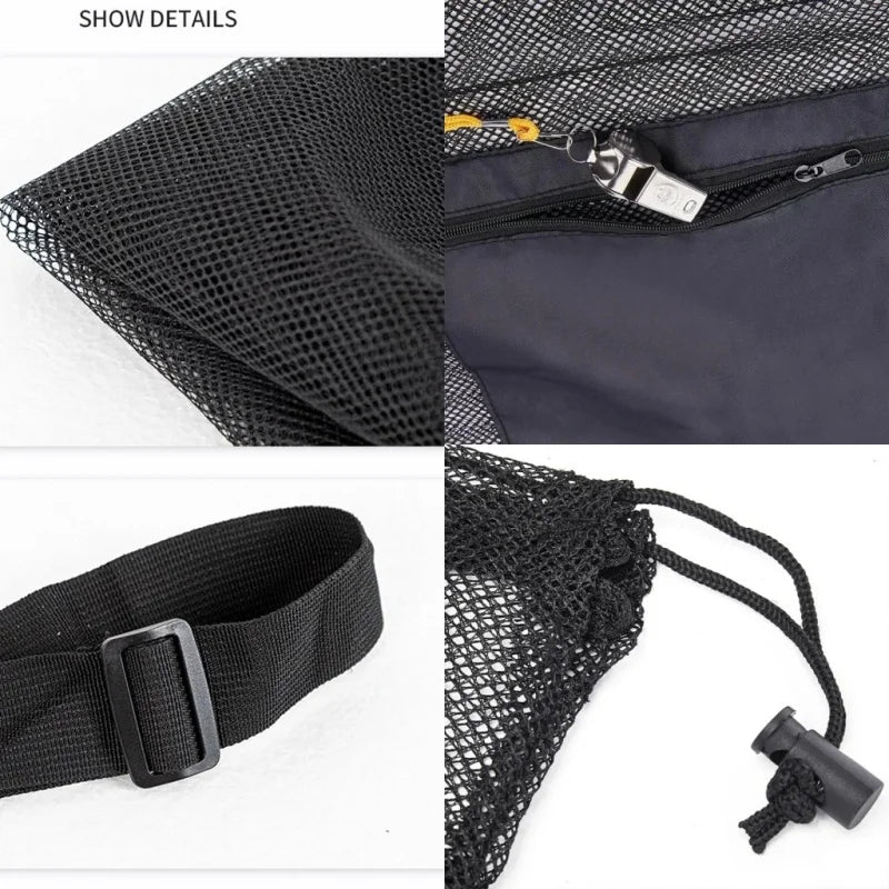 Extra Large Drawstring Mesh Bag, Durable Net Storage Bag, for Toys, Balls & Sports Equipment
