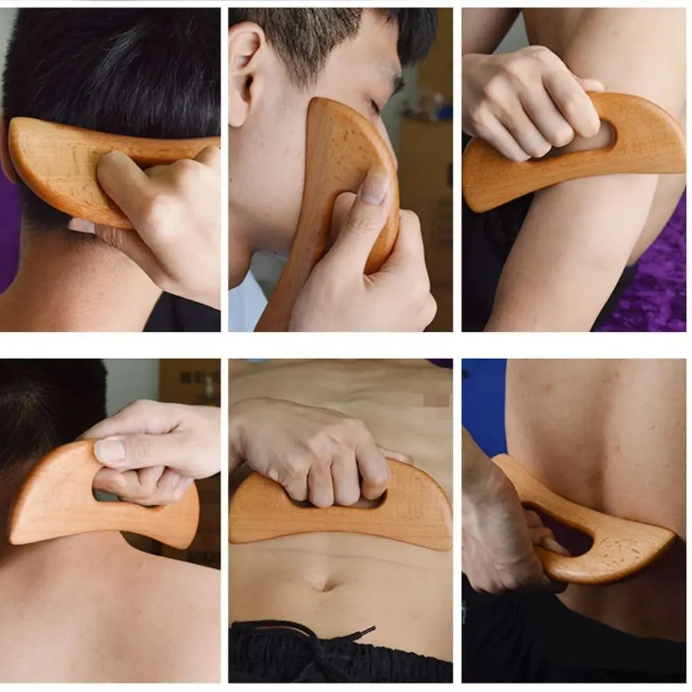 Wooden Gua Sha Tool Scraping Board Massage, Scraper Body Massage Therapy Tool