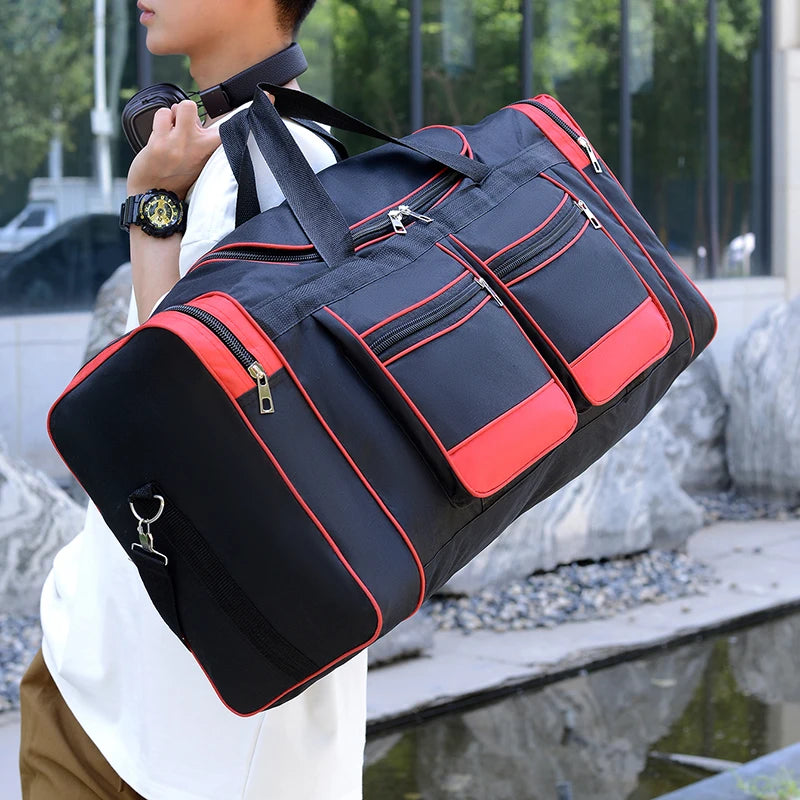 Large Capacity Handbag Multiple Pockets Outdoor Duffle Bag Luggage Gym Bags for Men Sports Fitness Bag Business Travel Package