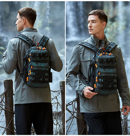 Fishing Tactical Camping Backpack Outdoor Sports Bag Hiking Molle Fish Lure Accessories Tackle Bag for Men Climbing Travel Bag