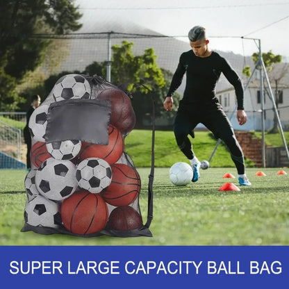 Extra Large Drawstring Mesh Bag, Durable Net Storage Bag, for Toys, Balls & Sports Equipment