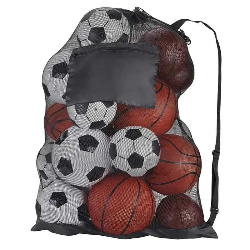 Extra Large Drawstring Mesh Bag, Durable Net Storage Bag, for Toys, Balls & Sports Equipment