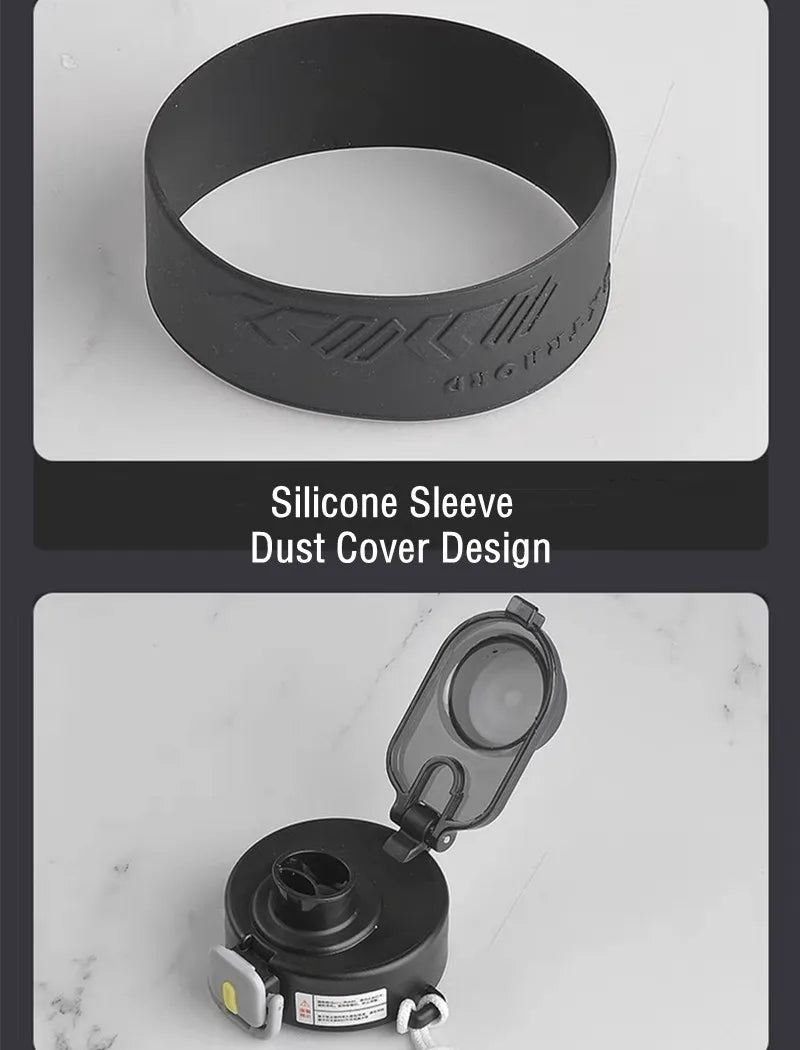 800ml / 1200ml Sports Water Bottle With Straw, BPA Free, Durable, for Gym, Fitness, Outdoor Sports