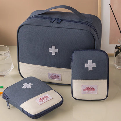 3 PCS Small Travel Medicines Bag, Home Storage First Aid Bags