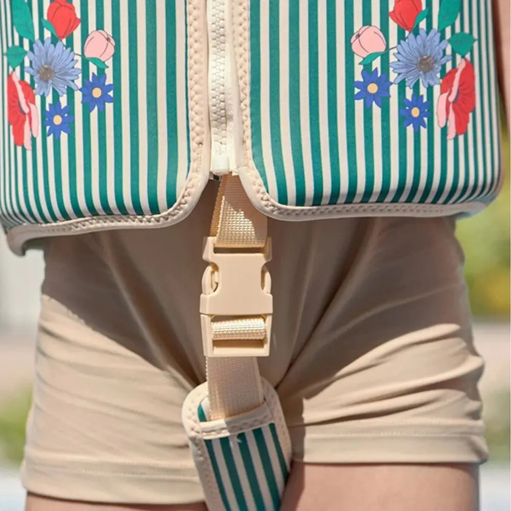 Water Inflatable & Adjustable Vest Anti Rollover, for Kids