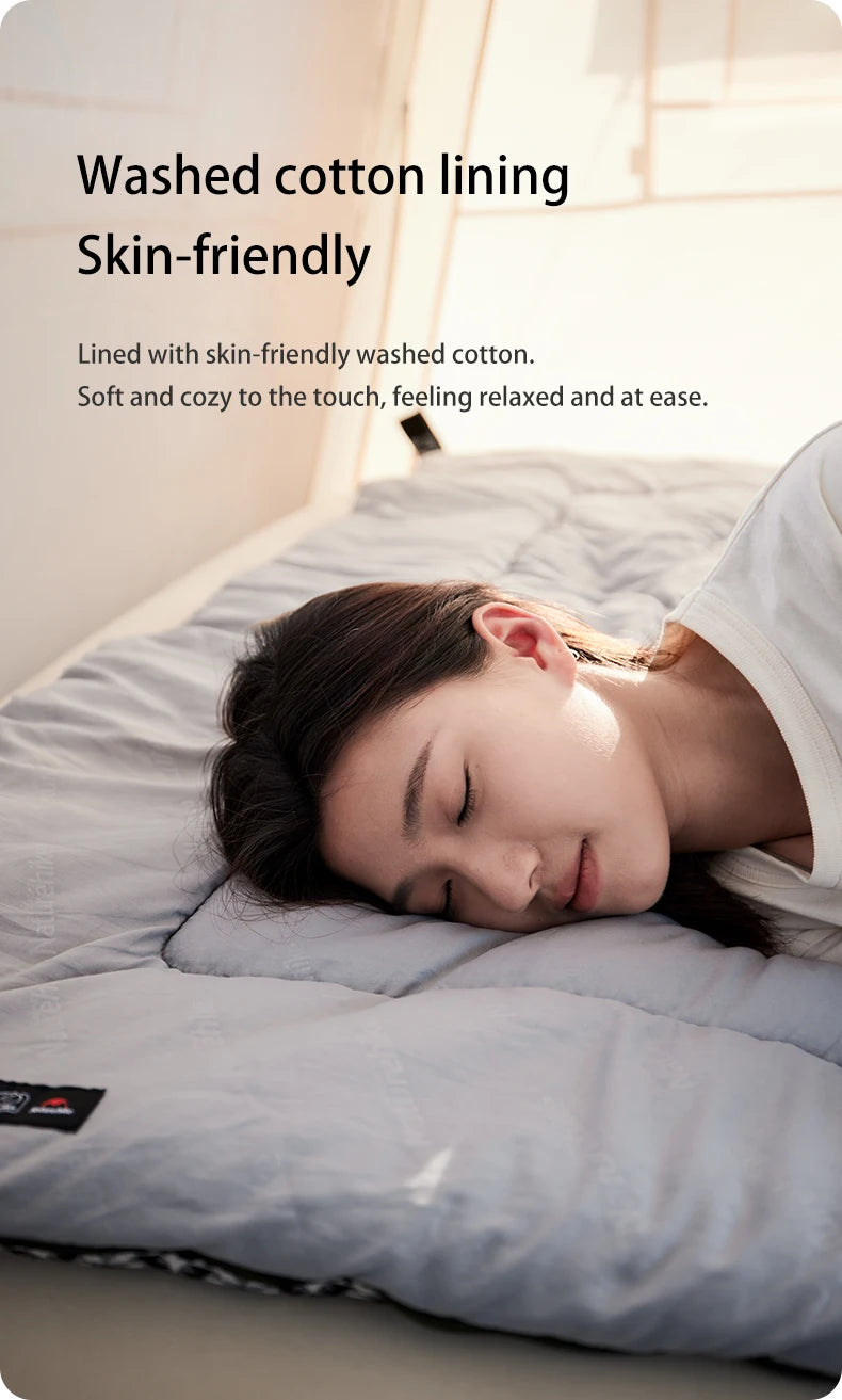 Naturehike L150 3 Season Sleeping Bags Ultralight Machine Washable Summer Sleeping Gear Outdoor Spliceable Camping Sleeping Bag