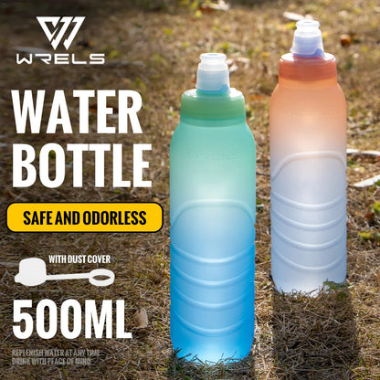 Sport Bottle, BPA Free PP5 Ultralight Leak-Proof Silicone Bottle for Fitness & Running