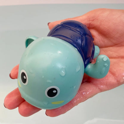 Baby Bath Toys, Cute Swimming Turtle, Whale, Crab, Frog, Penguin, Duck Classic Chain Clockwork Water Toy, For Kids, Water Playing Toys