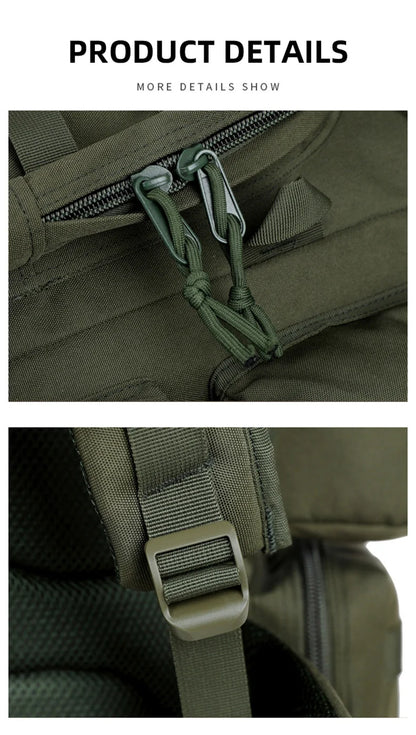 Large Climbing Backpack Camping Mountaineering Bag Men Travel Hiking Multifunction Tactical Shoulder Molle Luggage Backpacks