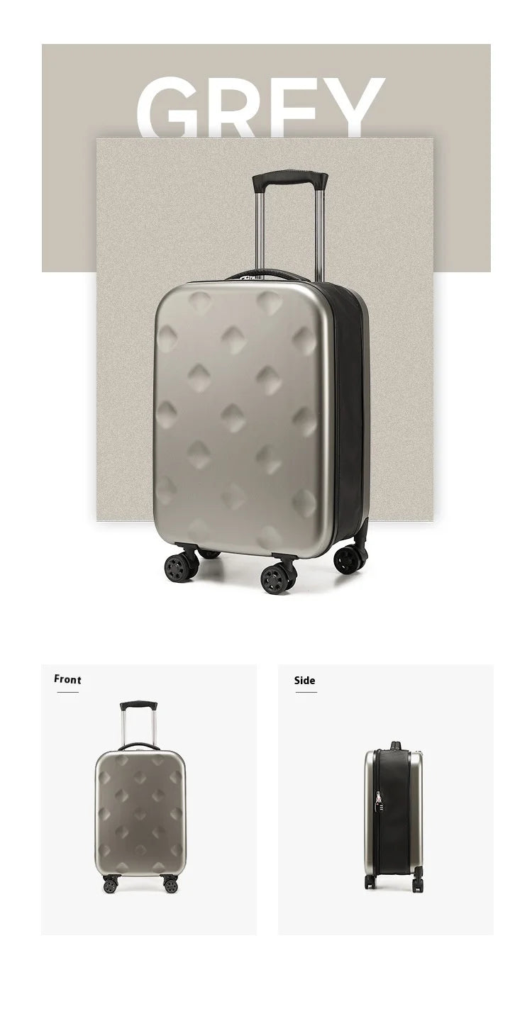 20/24/28Foldable Upright Luggage-Inch Universal Wheel Suitcase Portable Storage Luggage Password Boarding Bag