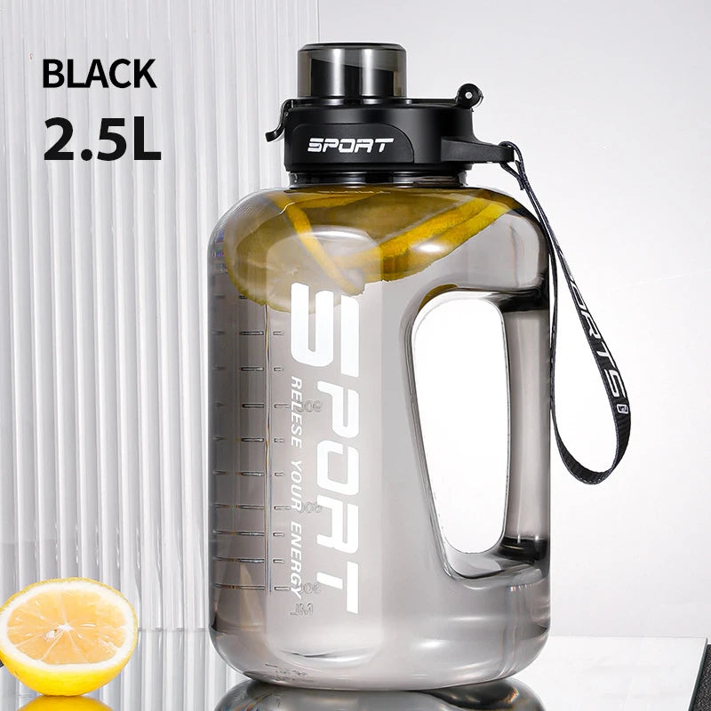 1.2L/1.7L/2.5L Large-Capacity Sports Water Bottle