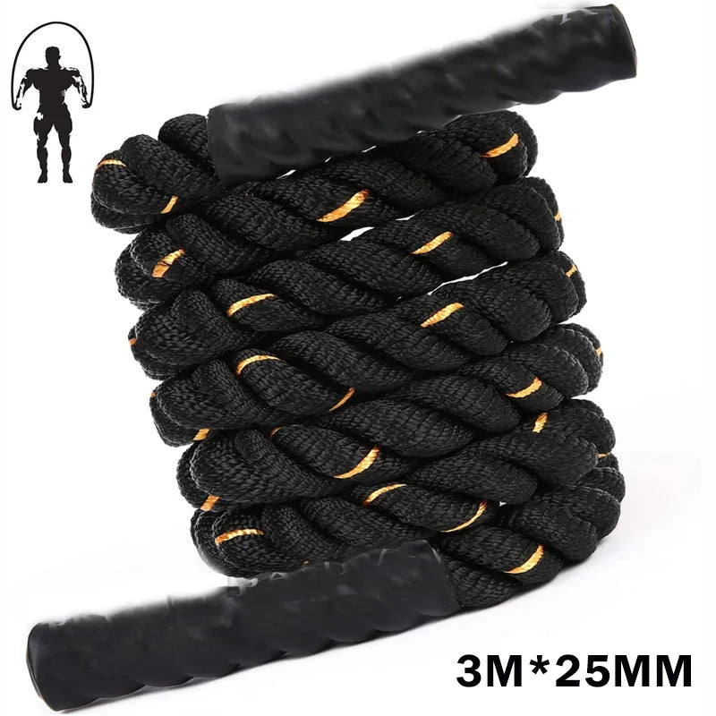 Sports Rope, Heavy Jump Rope, Weighted Battle Power, Improve Strength, Training, Fitness, Gym Equipment