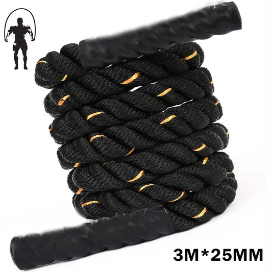 Sports Rope, Heavy Jump Rope, Weighted Battle Power, Improve Strength, Training, Fitness, Gym Equipment