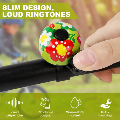 Bicycle Bell Alloy, Mountain Road Bike Ring, Cycling Handlebar Metal Ring Bell