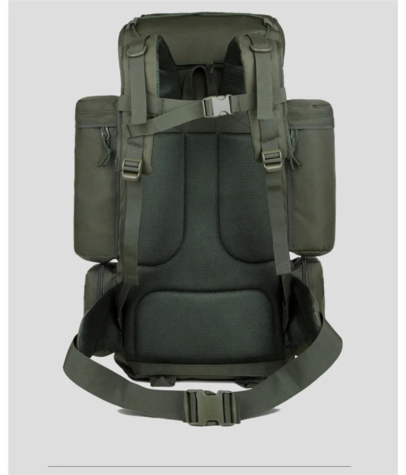Large Climbing Backpack Camping Mountaineering Bag Men Travel Hiking Multifunction Tactical Shoulder Molle Luggage Backpacks