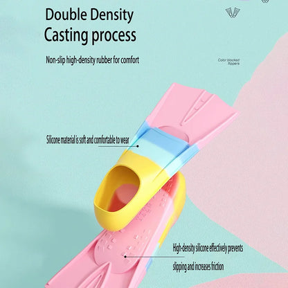 Professional Scuba Diving Silicone Fins, Snorkeling Flippers