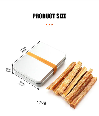 1box Fatwood Fire Starter Stick Outdoor Fire-making Tools Natural Firestarting Wood Sticks for Camping Hiking Emergency Survival