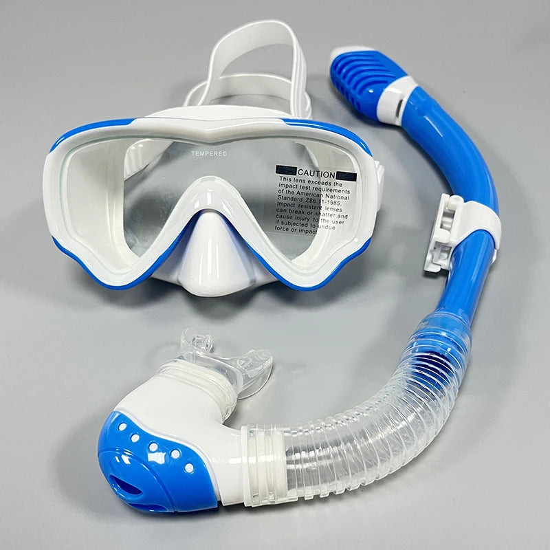 Professional Snorkel Diving Mask, Diving Goggles & Tube Snorkeling Set for Children
