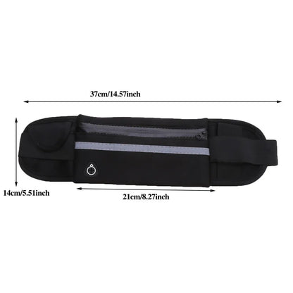 Sport Running Waist Bag, For Women & Men, Waterproof Comfortable Gym Safety Bag, Cycling Phone Case, Running Belt
