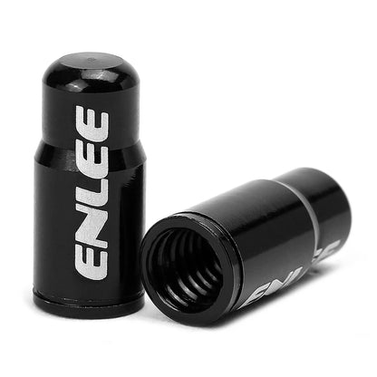 2PCS Aluminum Alloy Bike Valve Caps Bicycle Tire Rim Stem Covers Wheel Valve Covers Dust Decorative Cycling Accessories