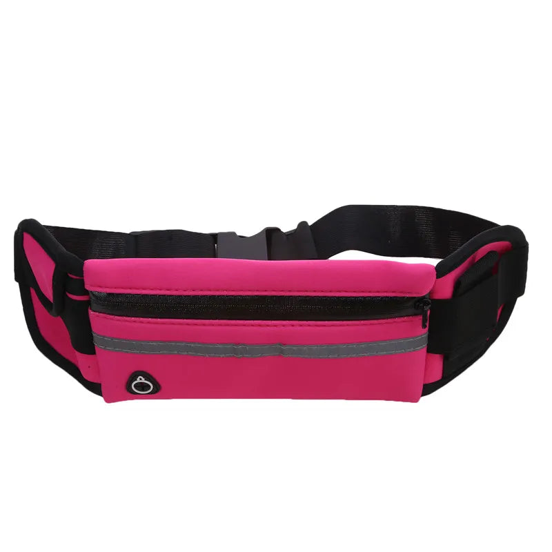 Sport Running Waist Bag, For Women & Men, Waterproof Comfortable Gym Safety Bag, Cycling Phone Case, Running Belt