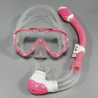 Professional Snorkel Diving Mask, Diving Goggles & Tube Snorkeling Set for Children