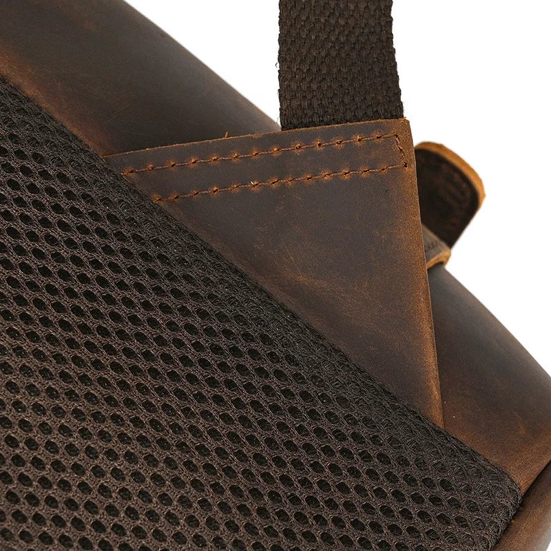 Large Leather Backpack Men Luxury Designer Laptop Bagpack for Man Backpack for School Bag Travel Backpack Bag Men's Daypack