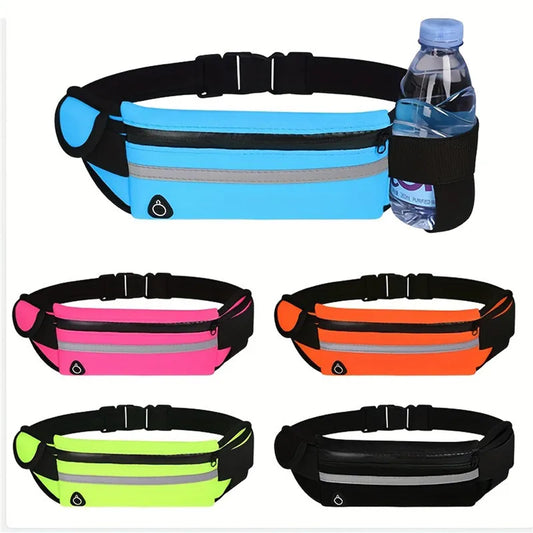 Sport Running Waist Bag, For Women & Men, Waterproof Comfortable Gym Safety Bag, Cycling Phone Case, Running Belt