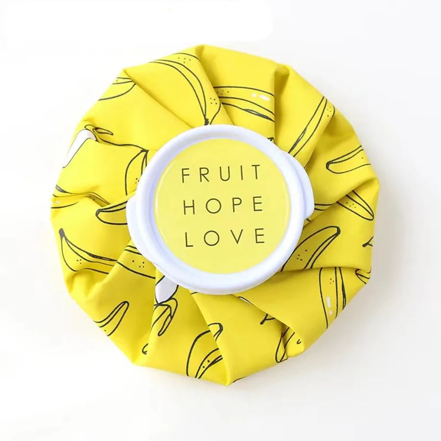 A cute cartoon cold and hot compress bag for repeated use in household water filled children's cooling ice packs