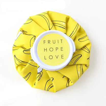 A cute cartoon cold and hot compress bag for repeated use in household water filled children's cooling ice packs