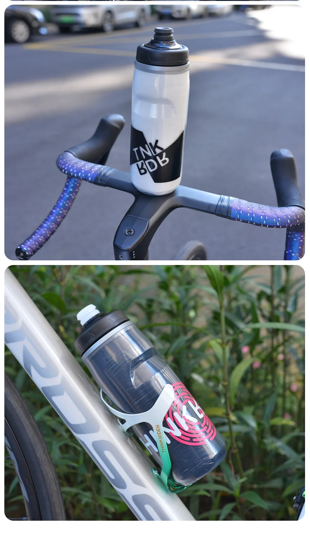 Insulated Cycling Water Bottle 620ml/21oz MTB Ultralight Sports Bottle